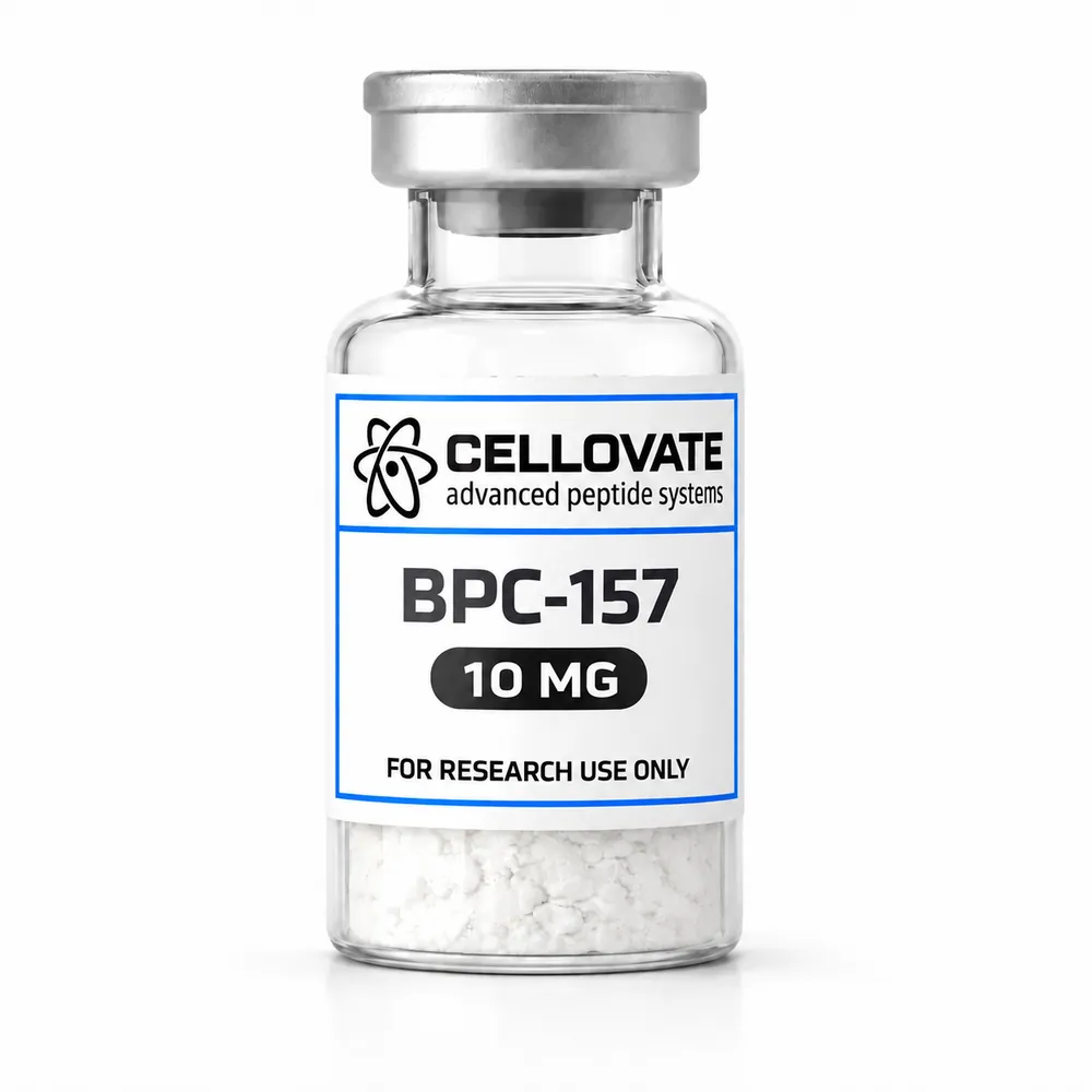 BPC-157 10mg vial — Cellovate research peptide