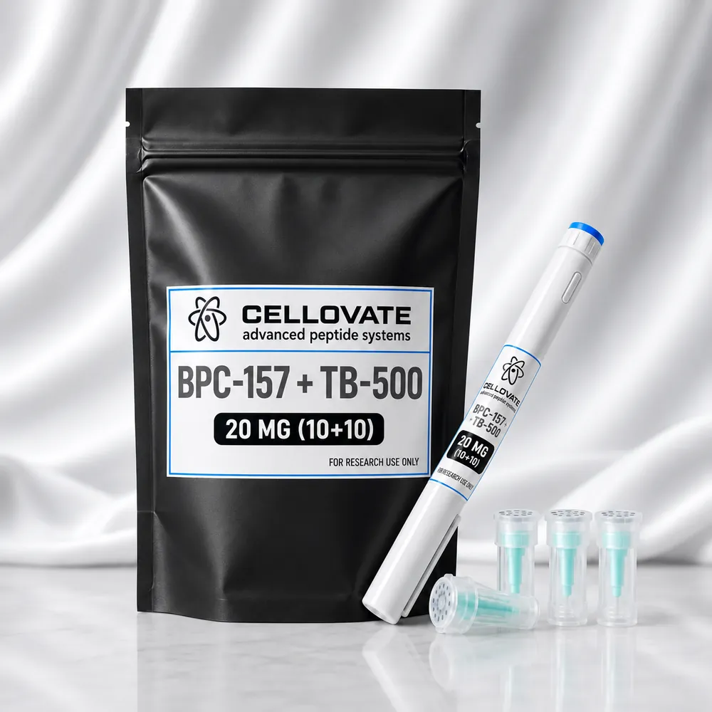BPC-157 + TB-500 20mg pre-filled pen — Cellovate research peptide
