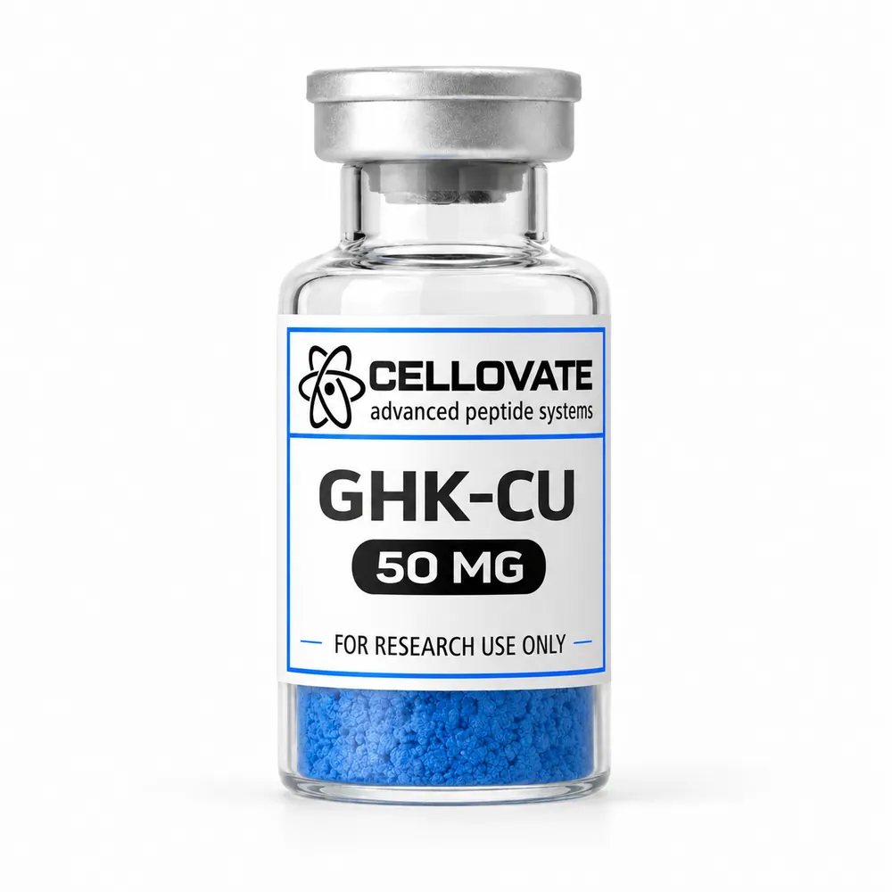 GHK-Cu 50mg vial — Cellovate research peptide
