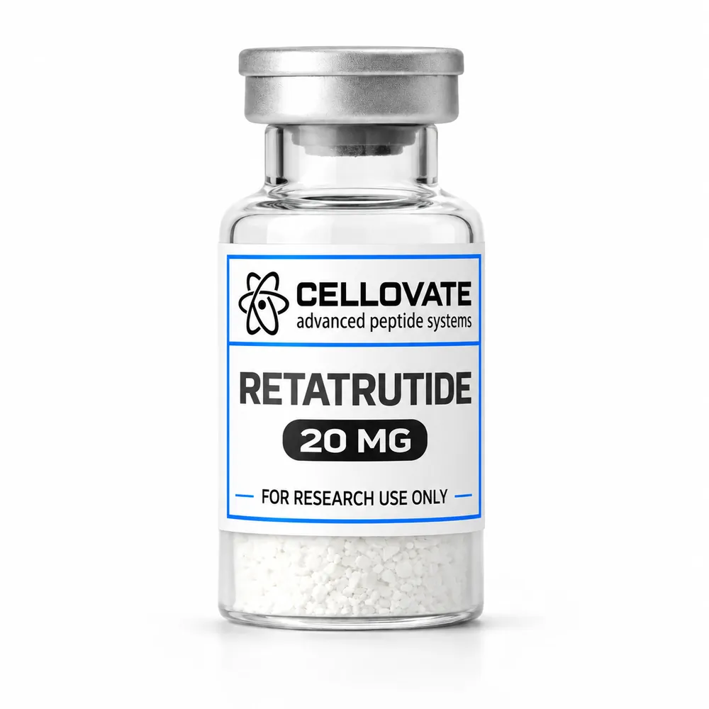 Retatrutide 20mg vial — Cellovate research peptide