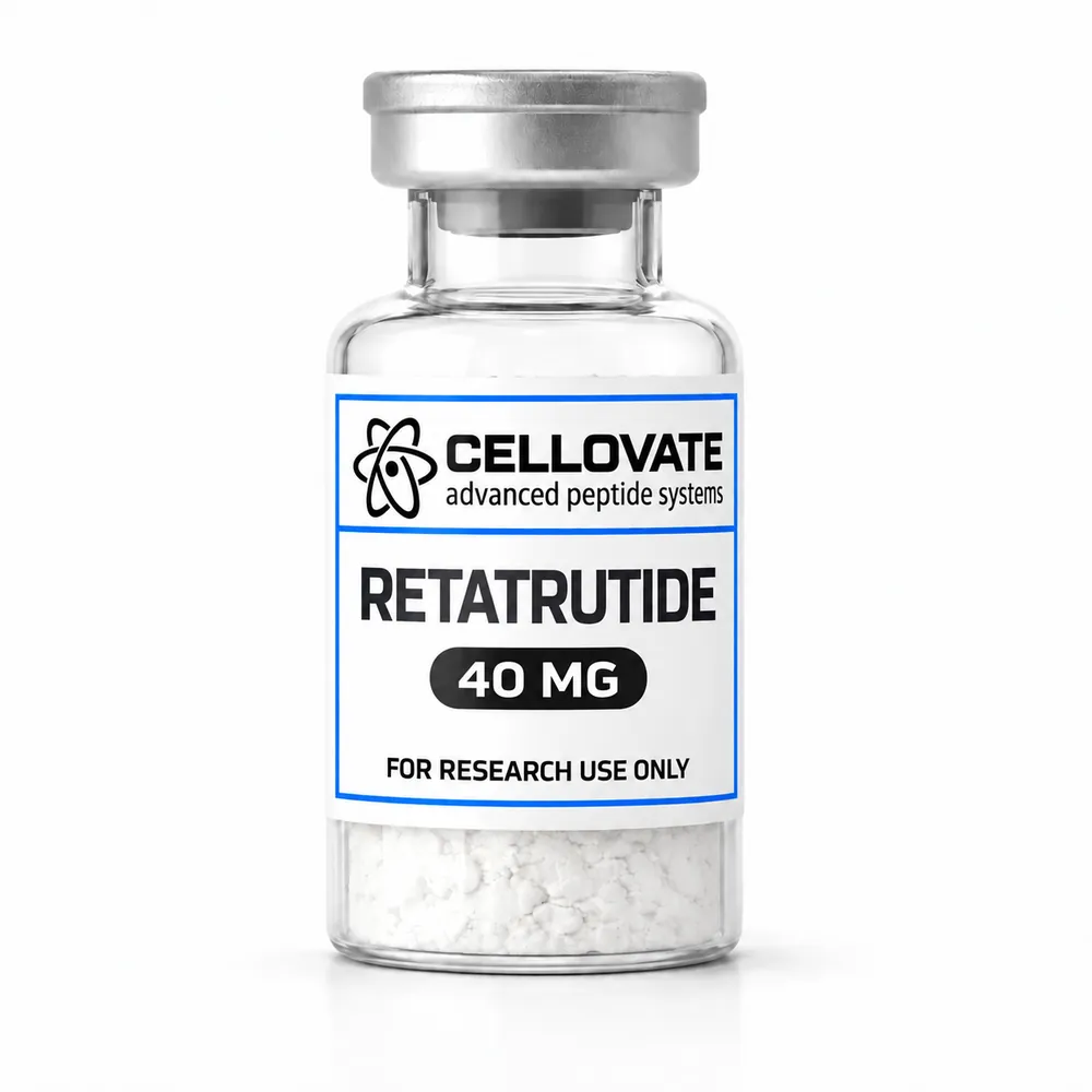 Retatrutide 40mg vial — Cellovate research peptide