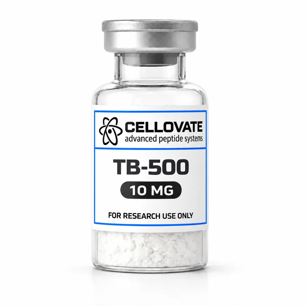 TB-500 10mg vial — Cellovate research peptide