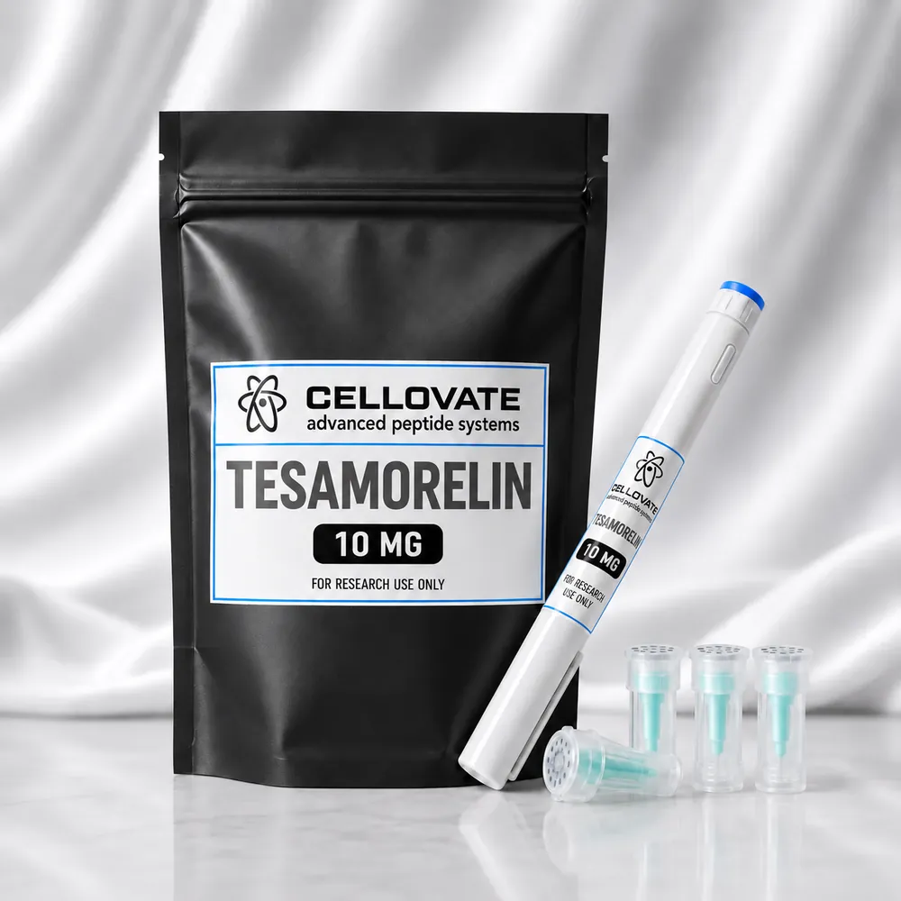Tesamorelin 10mg pre-filled pen — Cellovate research peptide